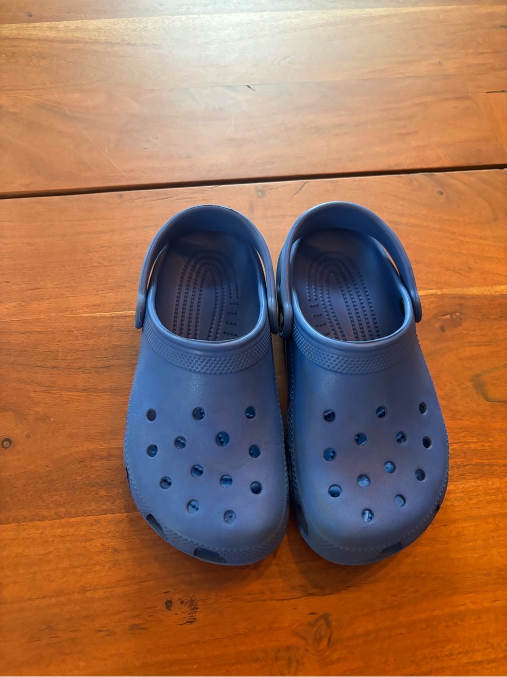Kids Blue Crocs Junior Size 3